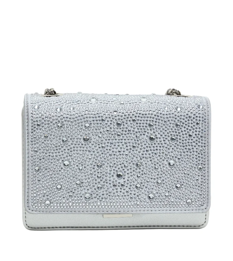 Steve madden musaa women's silver shoulder bag